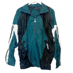 Vintage Adidas Track Jacket Full Zip Windbreaker XL